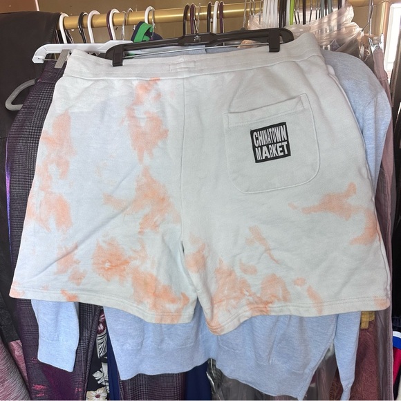 Chinatown Market Peace Tie Dye Sweat Shorts Sz XXL - Picture 3 of 9